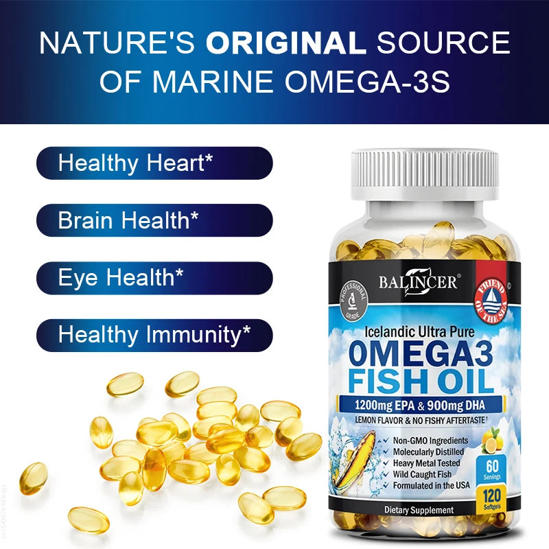 Pure Omega Ultra Fish Oil Capsules